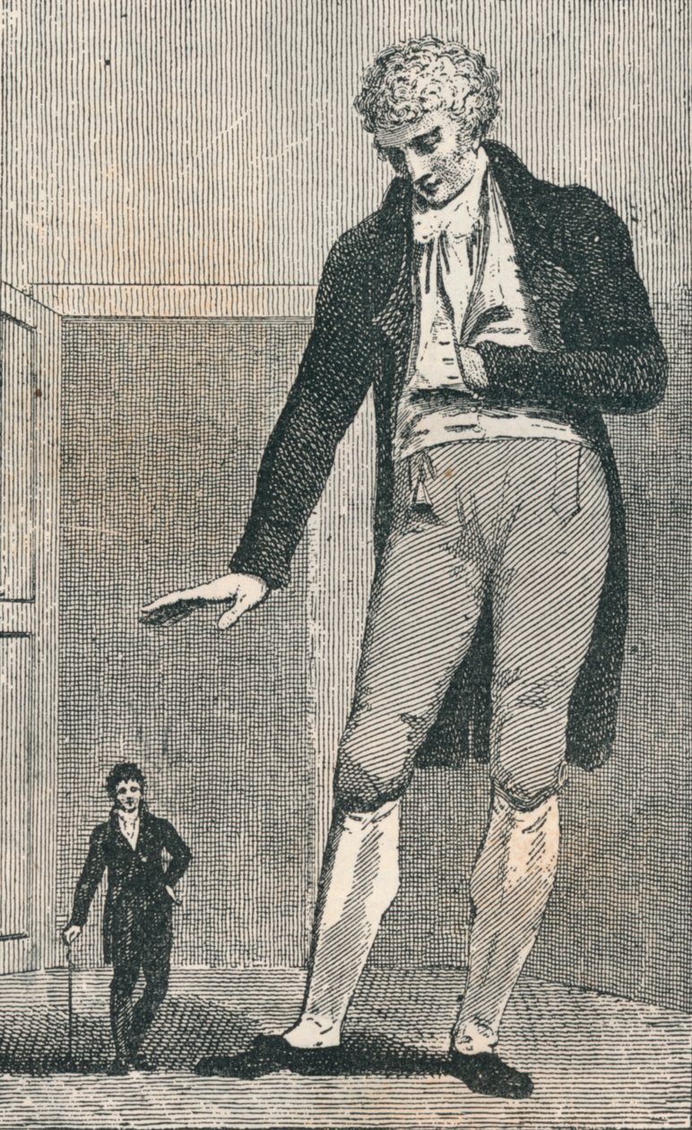Jozef Boruwlaski 1739-1837 og Patrick Cotter OBrien 1760-1806, c1780 1894 av Unbekannt