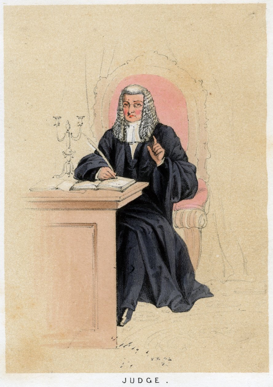 Dommer, 1855 av Unbekannt
