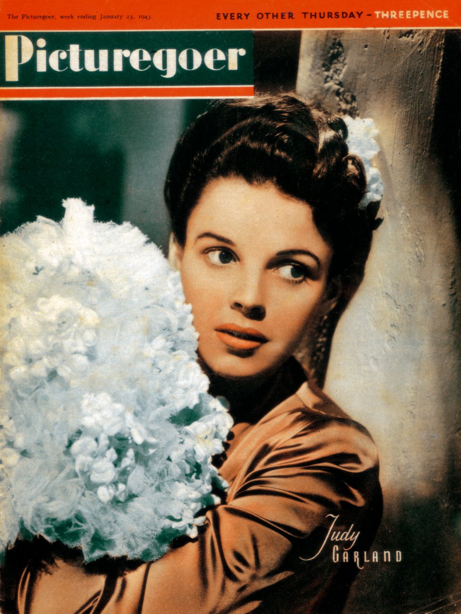 Judy Garland 1922-1969, amerikansk skuespiller og sanger, 1943 av Unbekannt