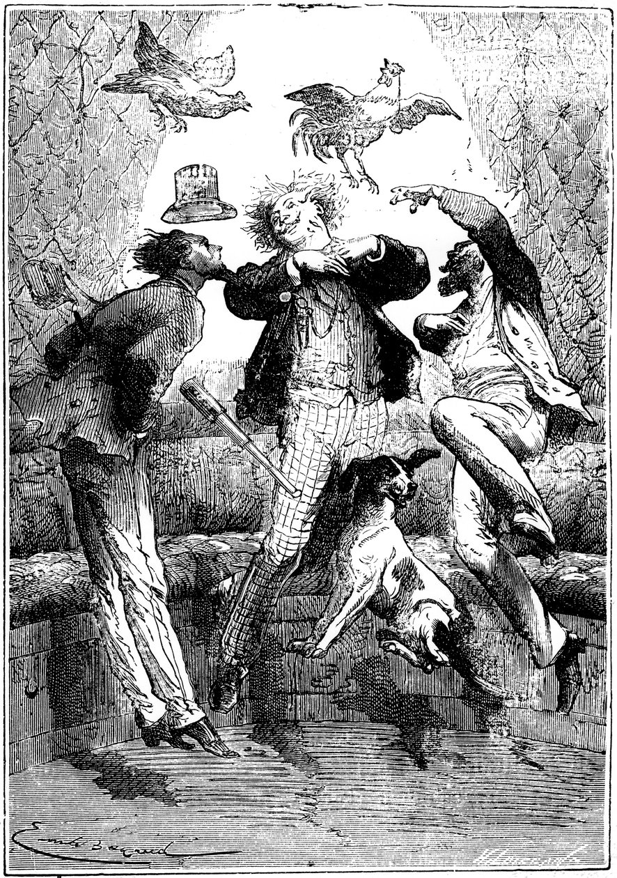 Jules Verne 1828-1905 Rundt månen, 1865 av Unbekannt