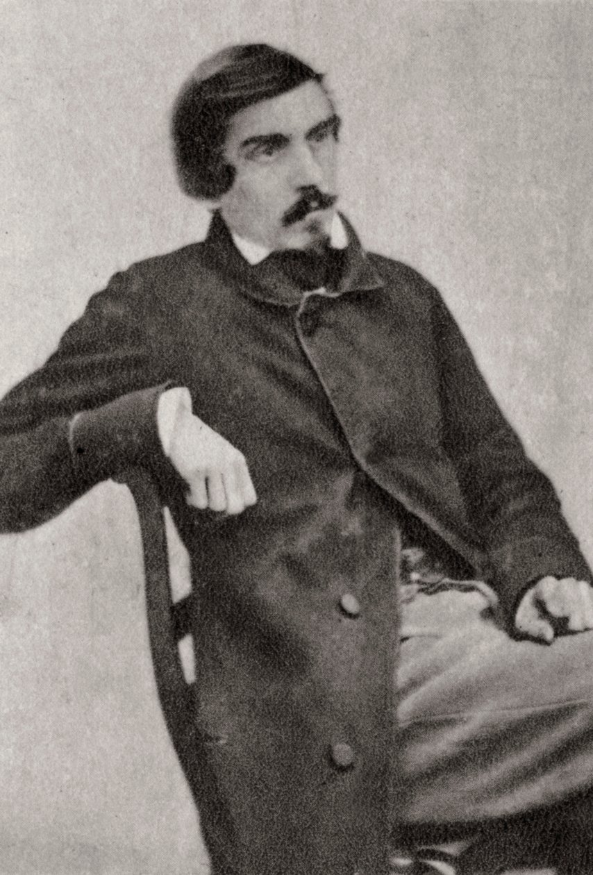 Jules de Goncourt, fransk forfatter, 1868 av Unbekannt