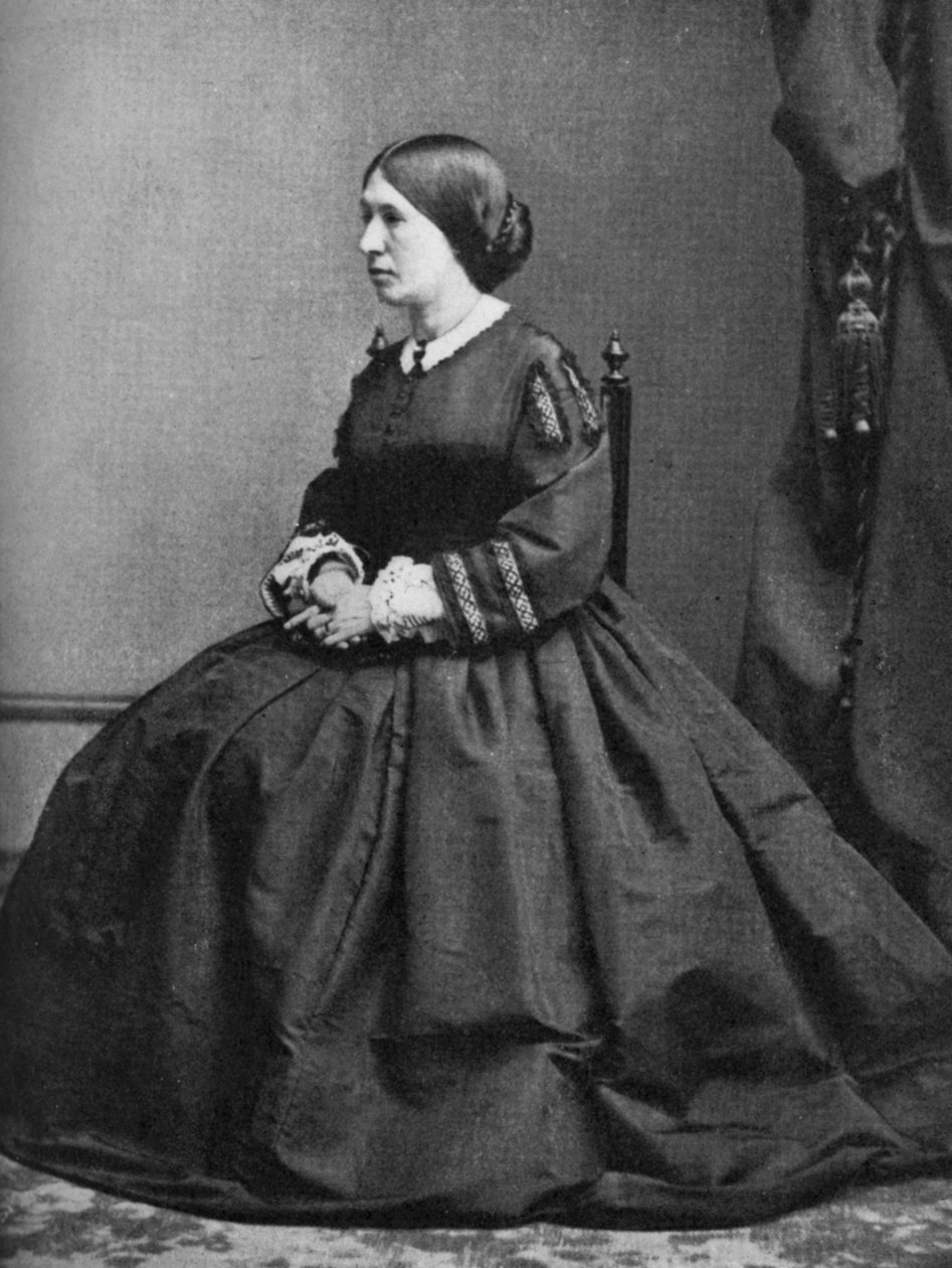 Julia Grant, kone til den amerikanske presidenten Ulysses S Grant, slutten av 1800-tallet, 1908 av Unbekannt