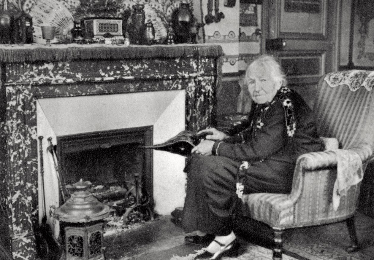 Juliette Adam , fransk forfatter og feminist, 1929 av Unbekannt