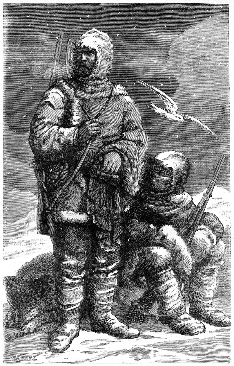 Julius Payer 1841-1915, østerriksk-ungarsk arktisk oppdagelsesreisende og landskapskunstner, 1800-tallet av Unbekannt