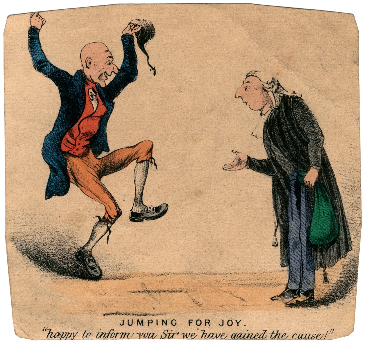 Jumping for Joy - glad for å informere deg Sir vi har fått saken! av Unbekannt