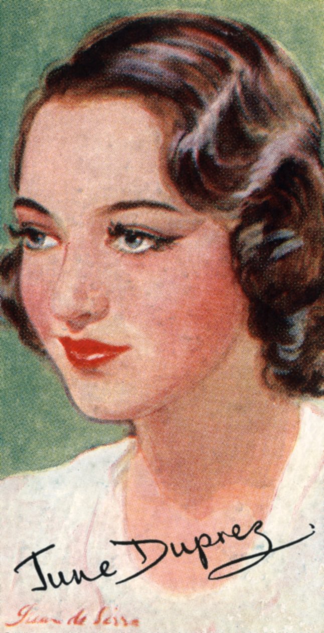 June Duprez, 1918-1984, britisk filmskuespillerinne, 1900-tallet av Unbekannt