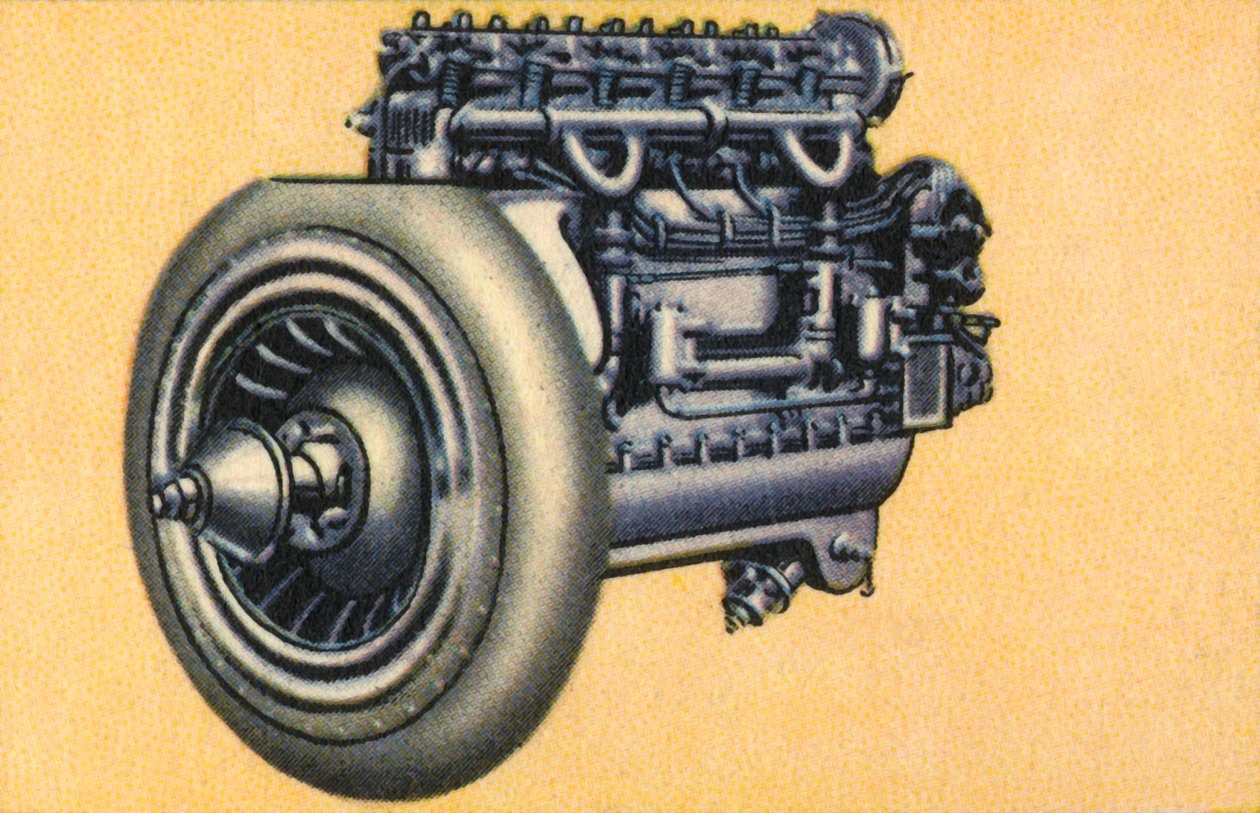 Junkers L 1, 80 hestekrefter flymotor, 1932. av Unbekannt