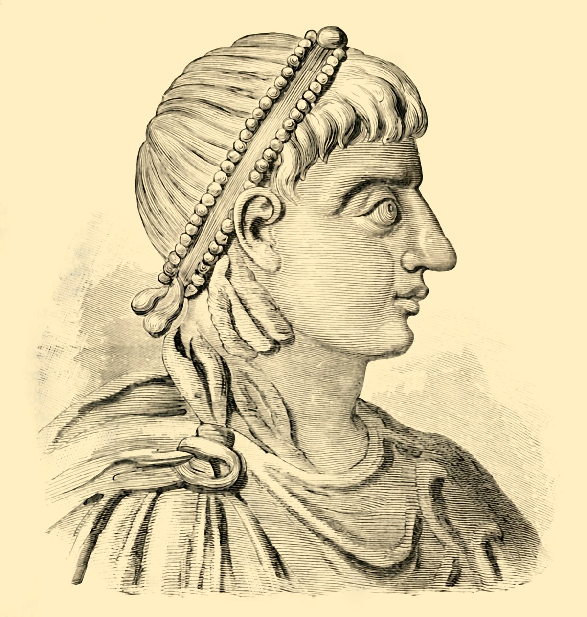 Justinian, 600-tallet, 1890. av Unbekannt