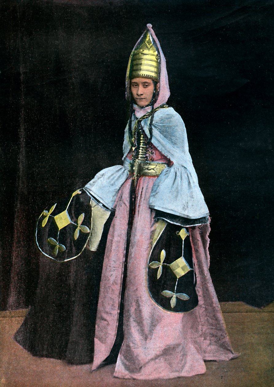 Kabardinsk kvinne, c1890 av Unbekannt