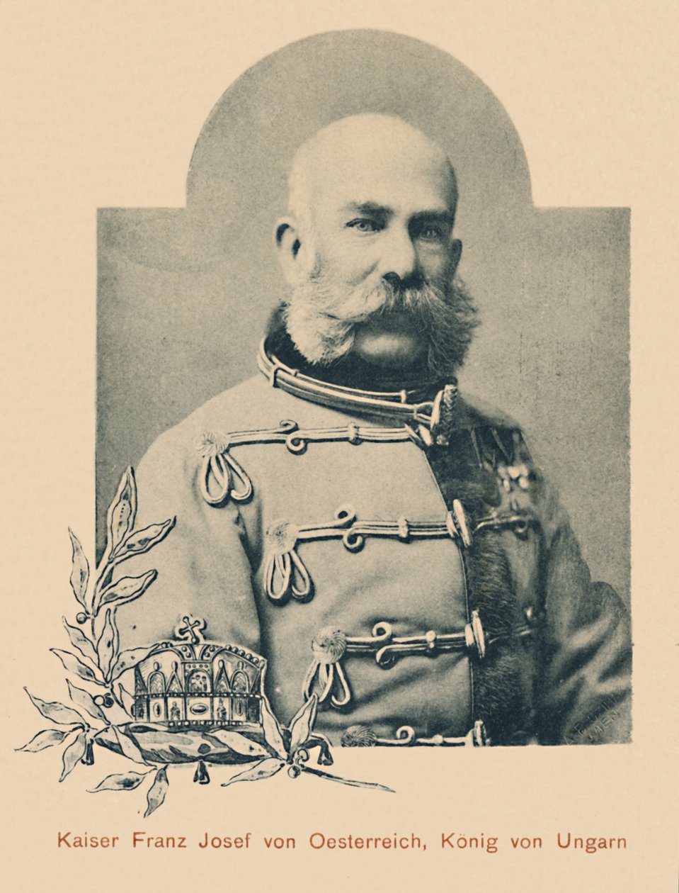 Keiser Franz Josef av Østerrike, konge av Ungarn, c1910. av Unbekannt
