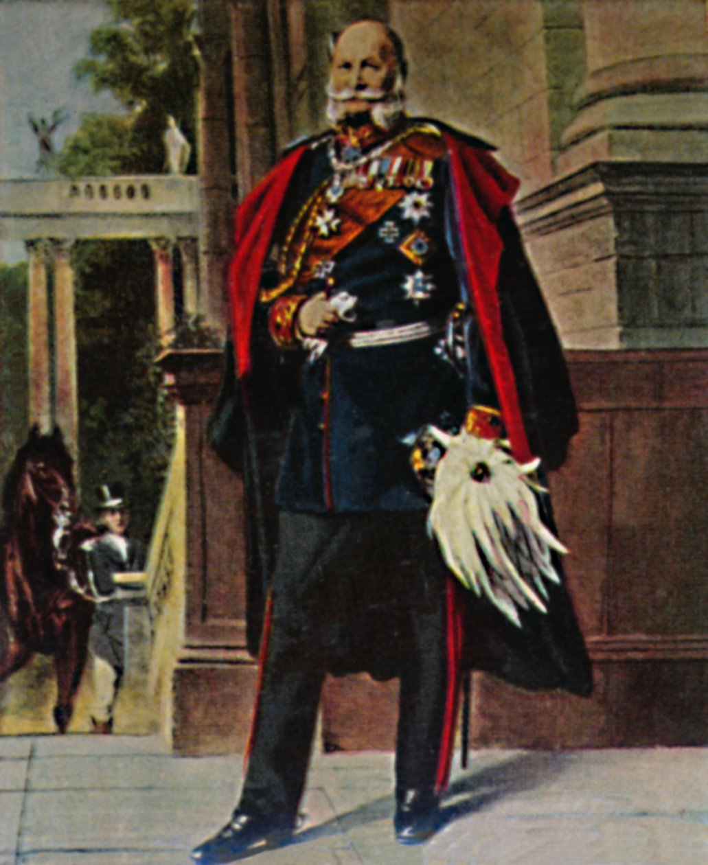 Kaiser Wilhelm I. 1797-1888. - Maleri av Plockhorst, 1934. av Unbekannt