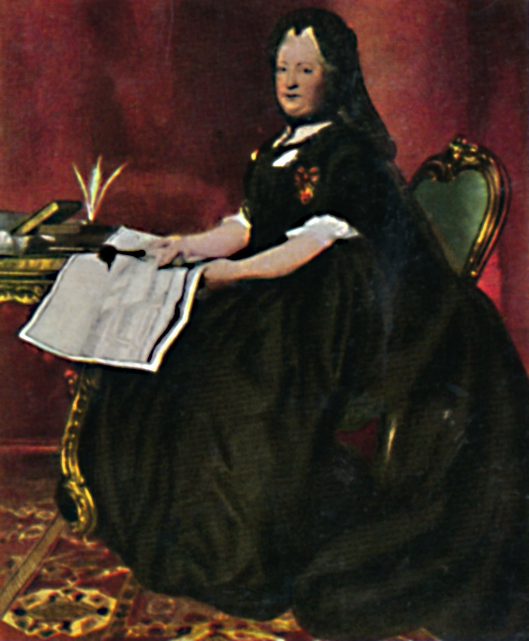 Keiserinne Maria Theresia 1717-1780. - Maleri av Maron, 1934. av Unbekannt