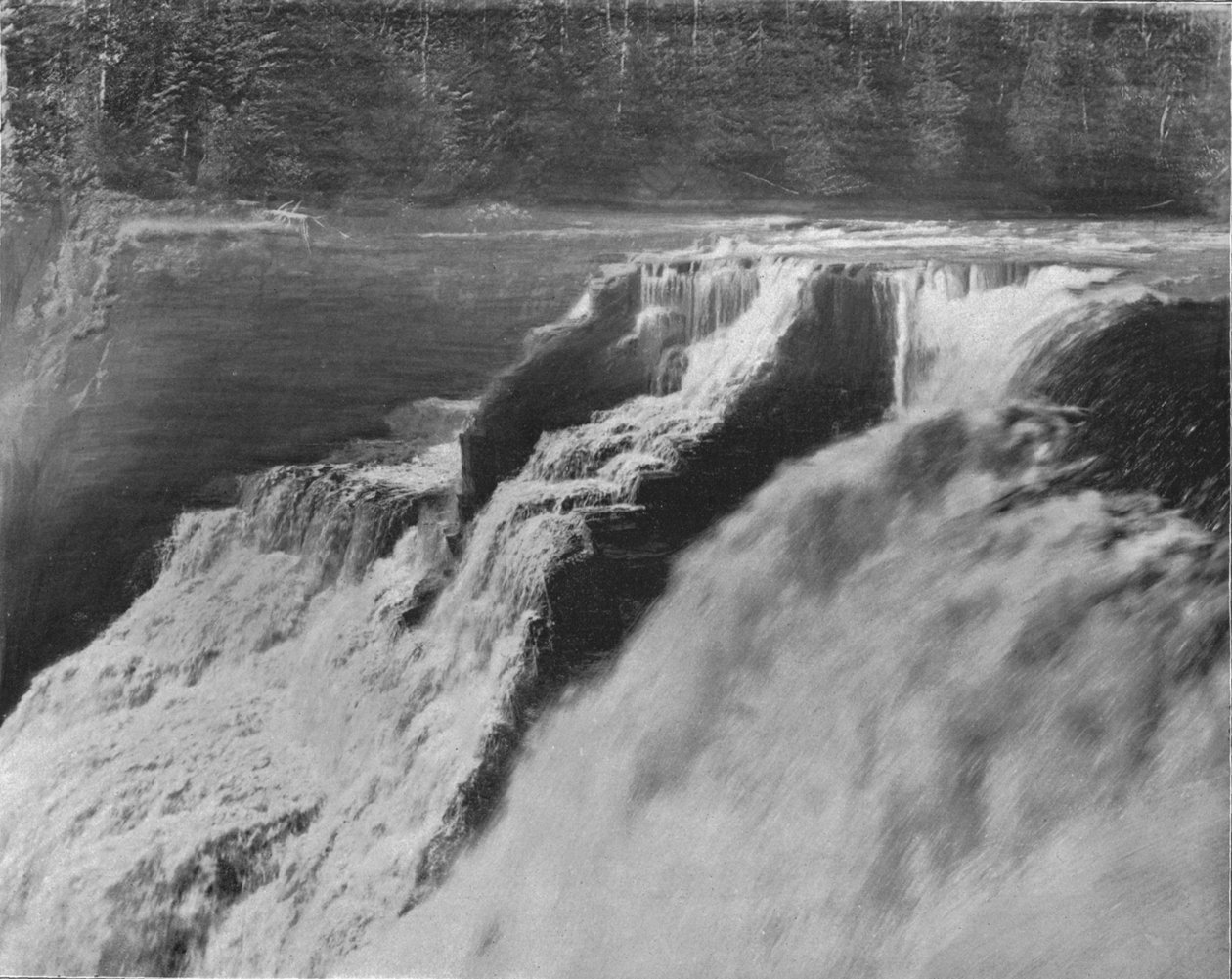 Kakabeka Falls, Lake Superior, Canada, c1900. av Unbekannt