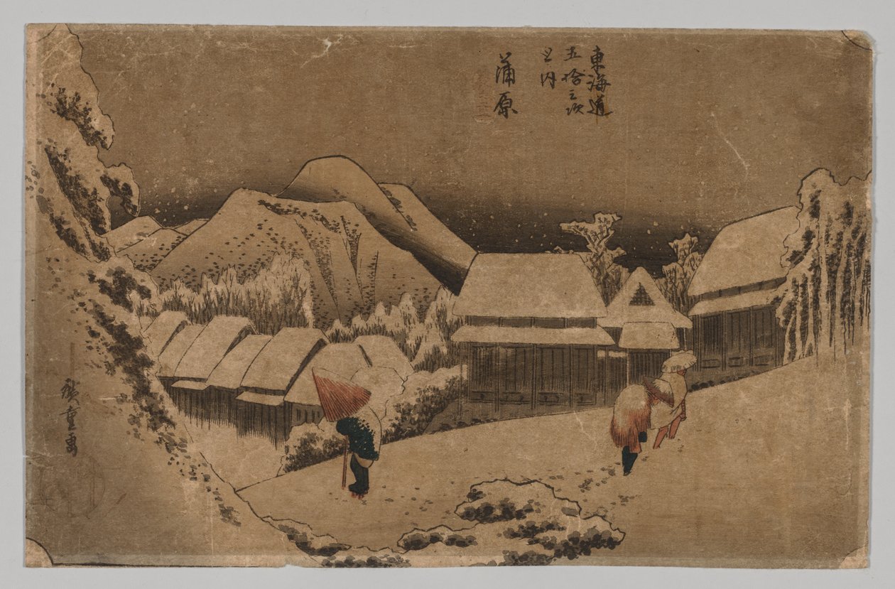 Kambara: Aftensnø, 1797-1858. av Unbekannt