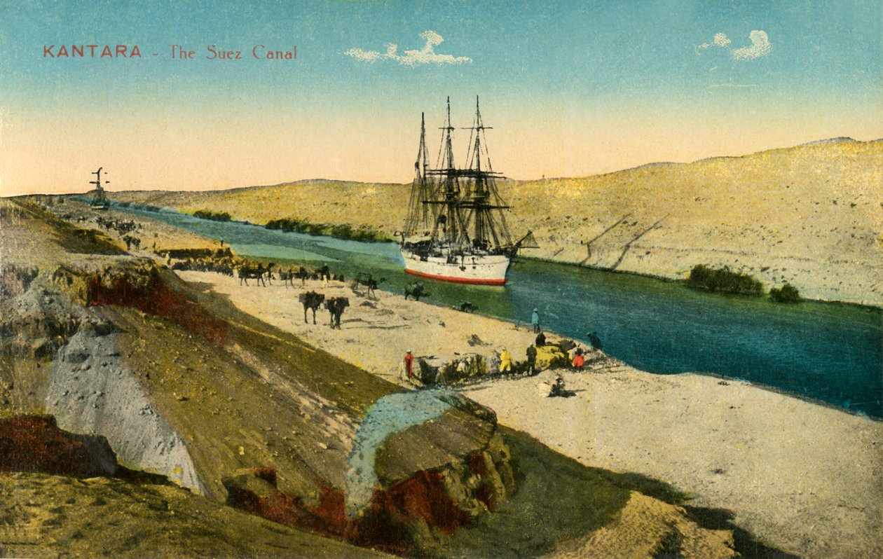 Kantara - Suez-kanalen, c1918-c1939. av Unbekannt