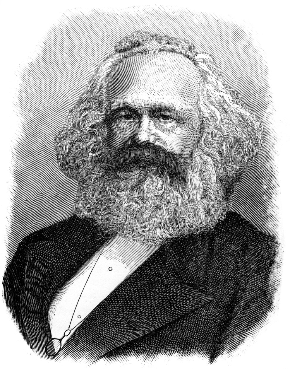 Karl Heinrich Marx , tysk filosof, politisk økonom og revolusjonær, 1903 av Unbekannt