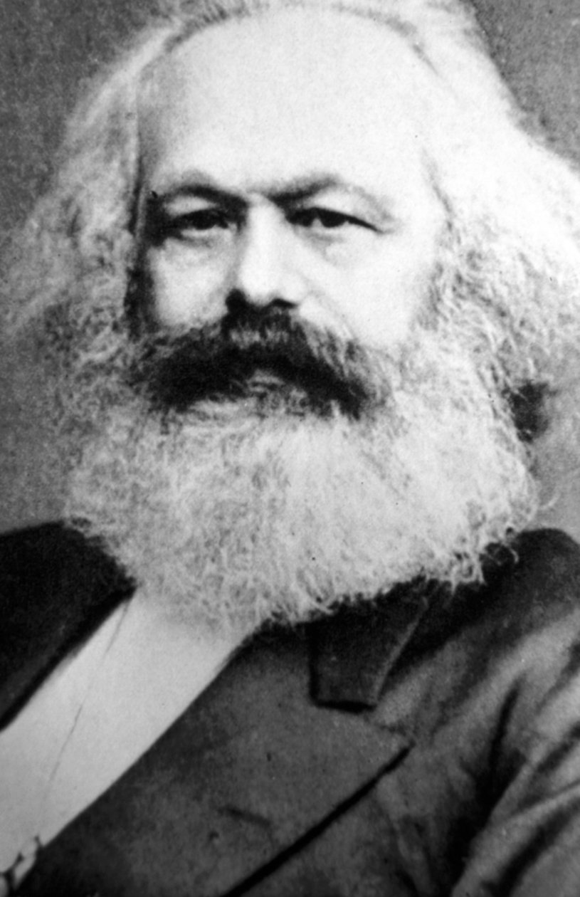 Karl Marx, tysk politisk, sosial og økonomisk teoretiker, 1800-tallet av Unbekannt