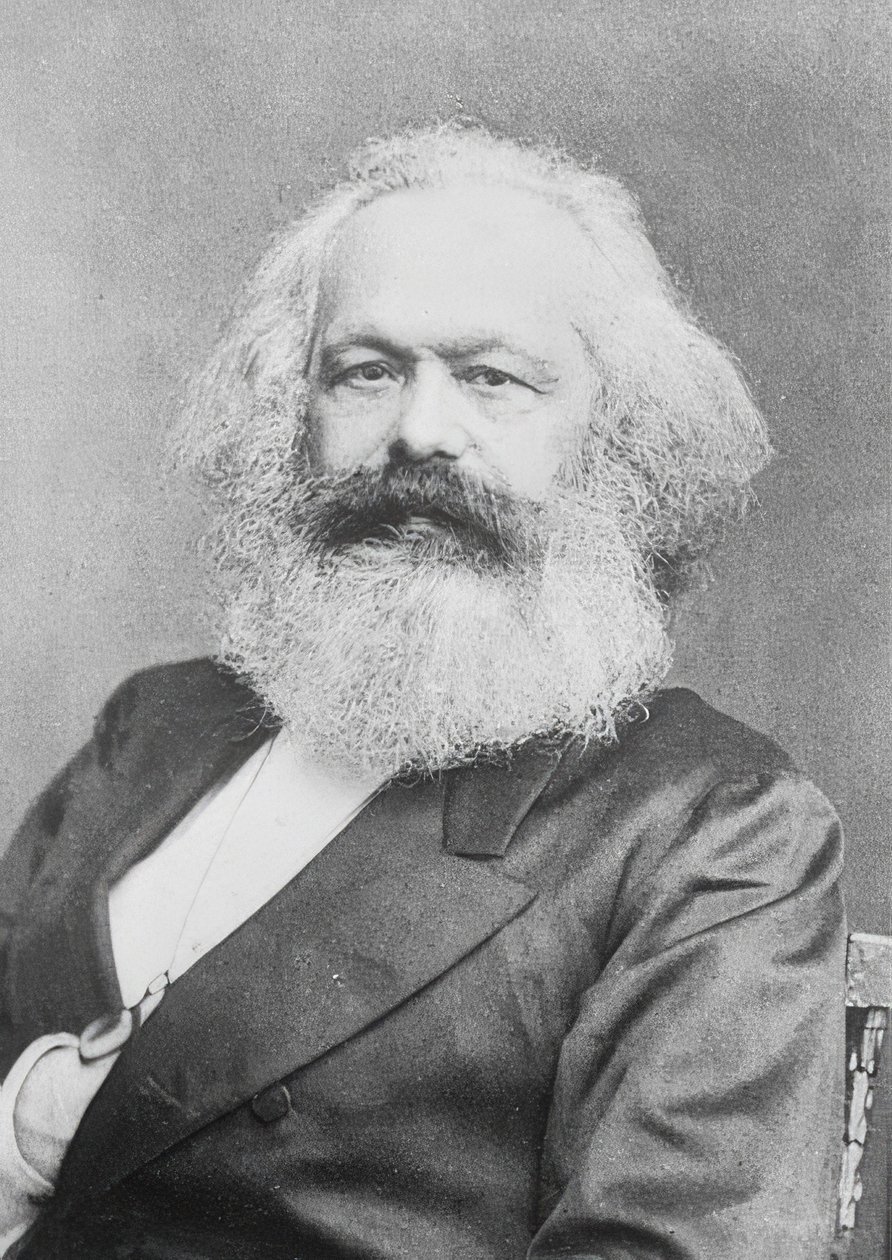 Karl Marx. Rundt 1880 av Unbekannt