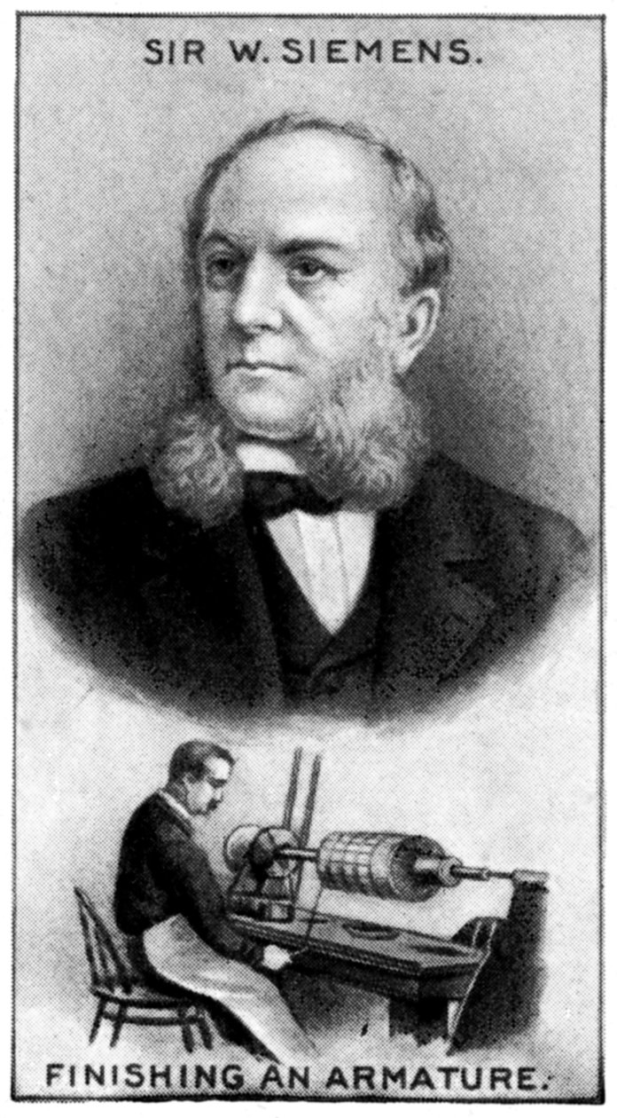 Karl Wilhelm Siemens, tysk ingeniør og pioner innen elektrisk kraft, c1924 av Unbekannt