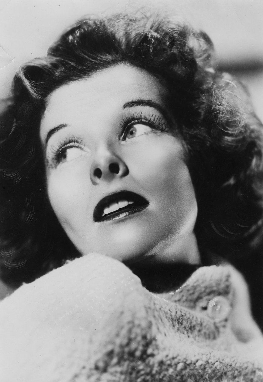Katharine Hepburn 1907-2003, amerikansk skuespillerinne, ca 1930-tallet av Unbekannt