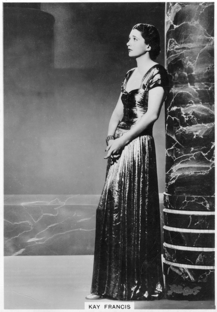 Kay Francis , amerikansk scene- og filmskuespillerinne, 1938 av Unbekannt