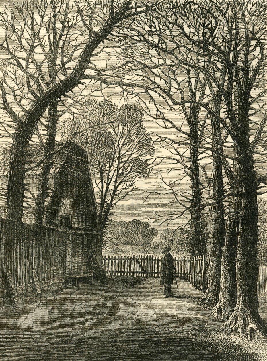 Keats Seat, Old Well Walk, c1818, c1876. av Unbekannt