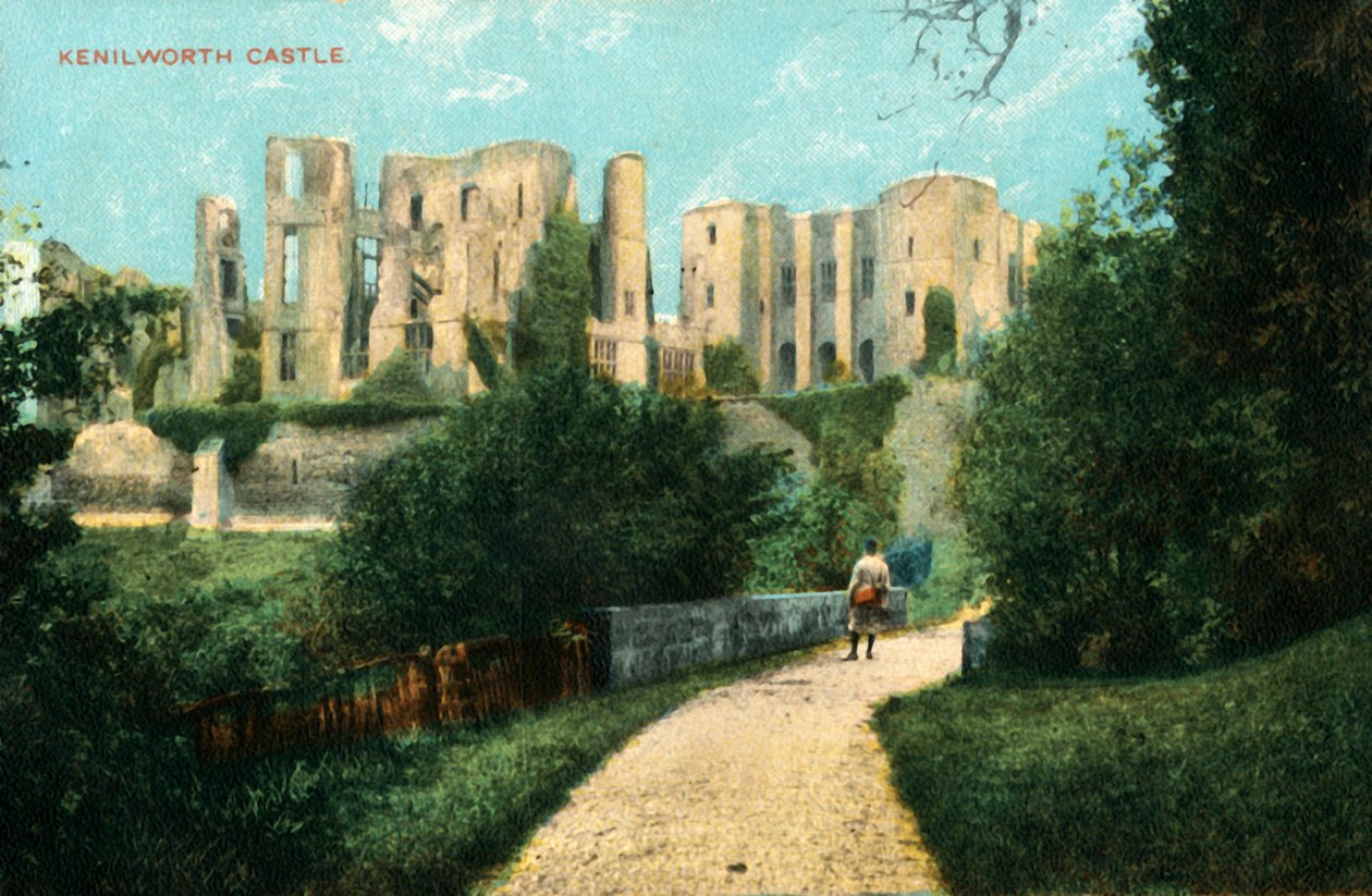 Kenilworth Castle, slutten av det 19.-begynnelsen av det 20. århundre. av Unbekannt