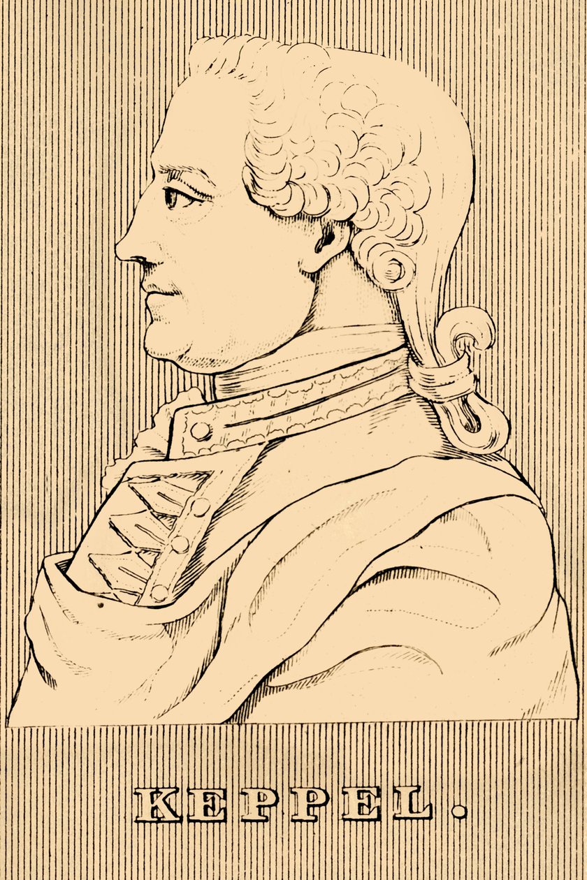 Keppel, 1725-1786, 1830. av Unbekannt