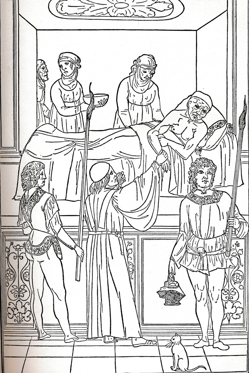 Ketham: Fasciculus Medicinae, Venezia, 1493, The Treatment Of The Plauge, c1493 av Unbekannt