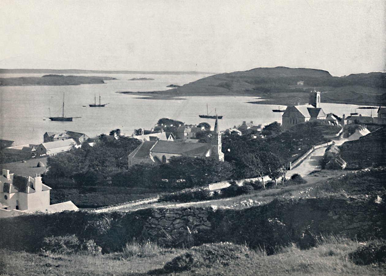 Killybegs - Ser over landsbyen og bukten, 1895 av Unbekannt