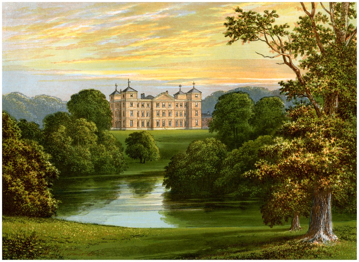 Kimberley Hall, Norfolk, hjemmet til jarlen av Kimberley, c1880 av Unbekannt