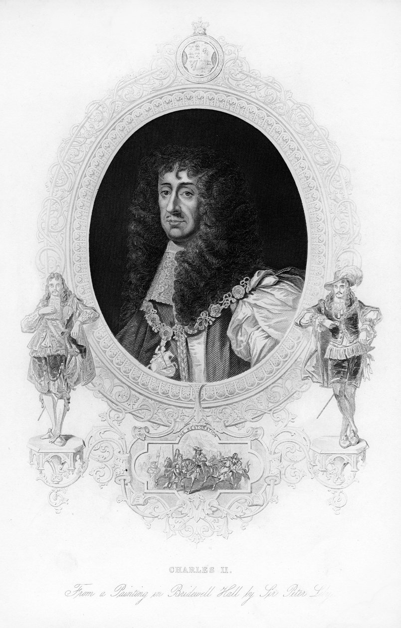 Kong Charles II, The Merry Monarch, c1850 av Unbekannt