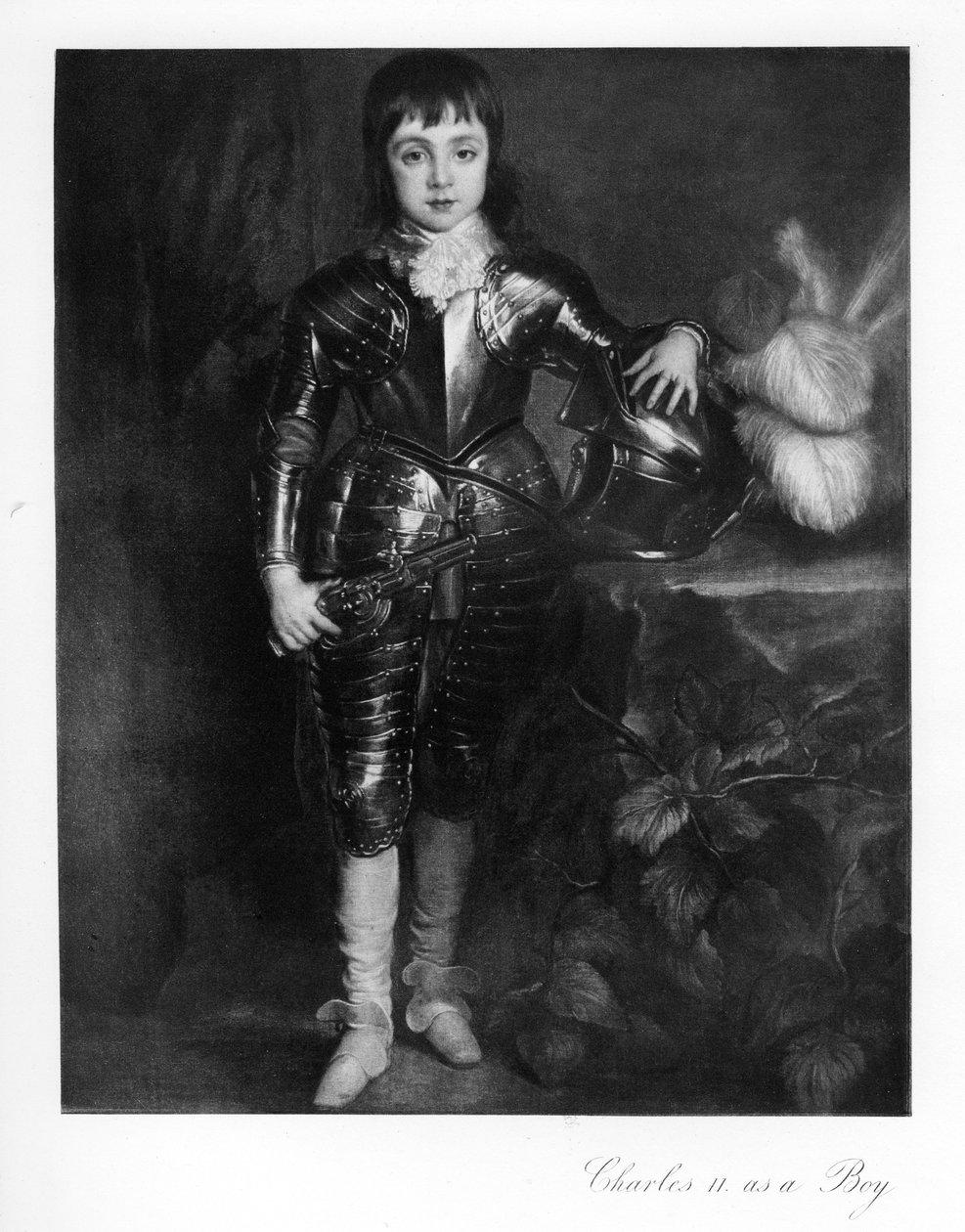 Kong Charles II som gutt, 1907 av Unbekannt