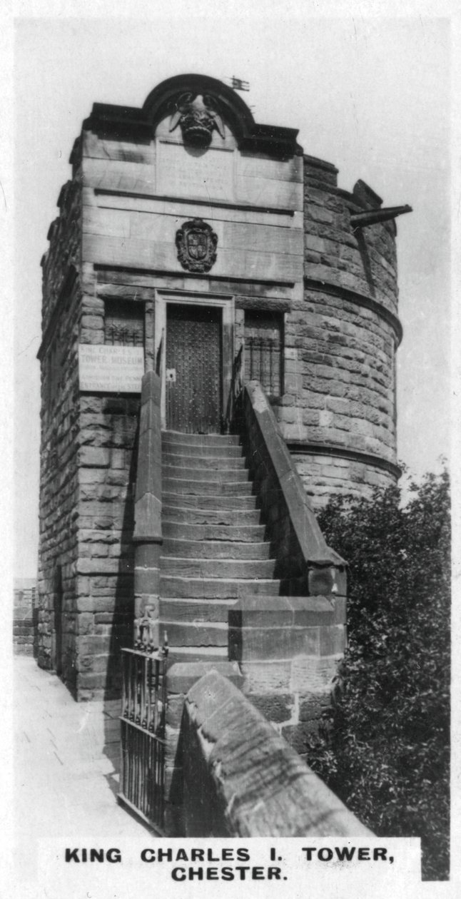 King Charles I Tower, Chester, ca 1920-tallet av Unbekannt