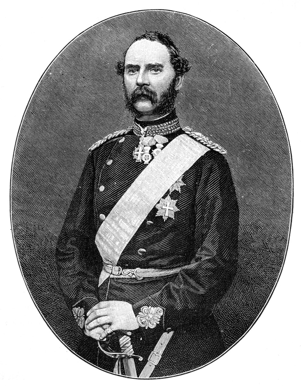 Kong Christian IX av Danmark 1818-1906 av Unbekannt