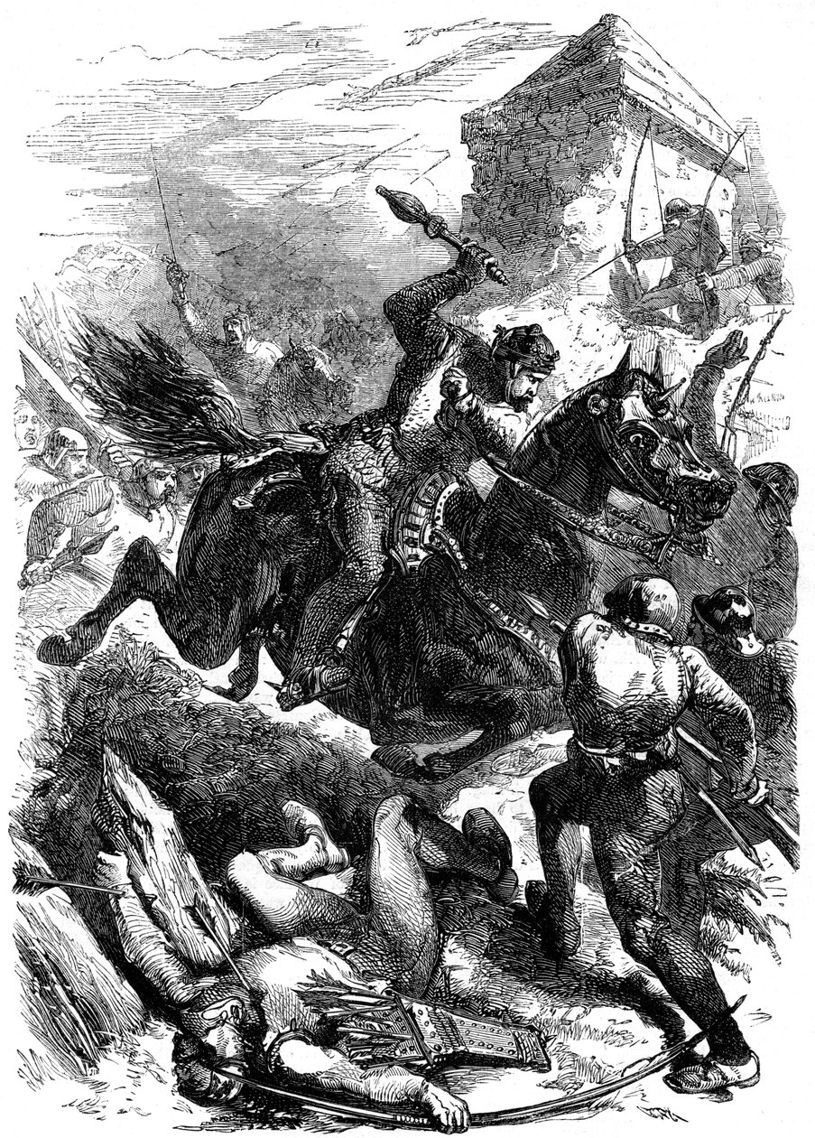 Kong Edward I av England i Berwick, 1296 av Unbekannt