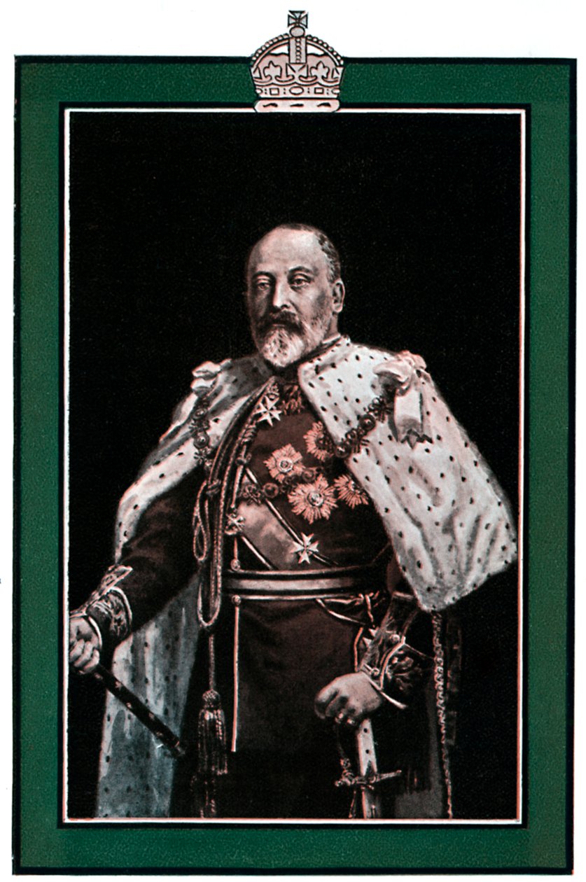 Kong Edvard VII 1841-1910, 1902-1903 av Unbekannt