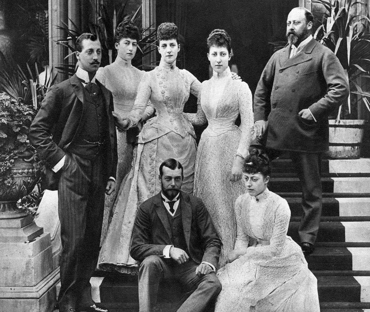 King Edward VIIs familie, Marlborough House, London, c1890 1935 av Unbekannt