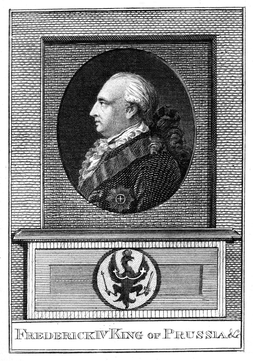 Kong Frederick William IV av Preussen 1795-1861, 1800-tallet. av Unbekannt