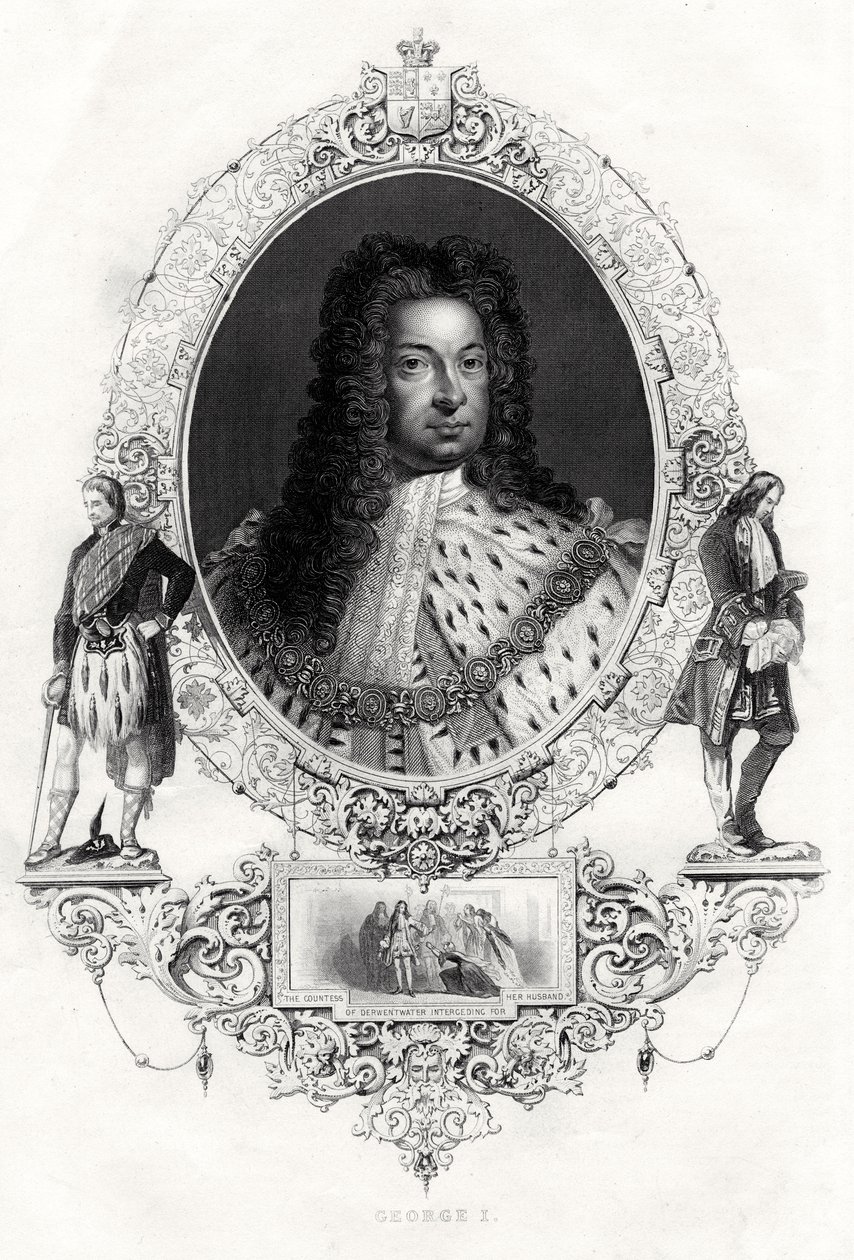 Kong George I, 1860 av Unbekannt