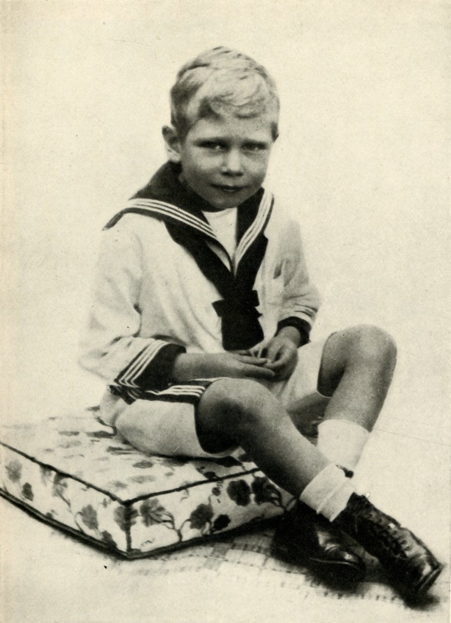 Kong George VI på ferie i Osborne i 1899, 1937. av Unbekannt