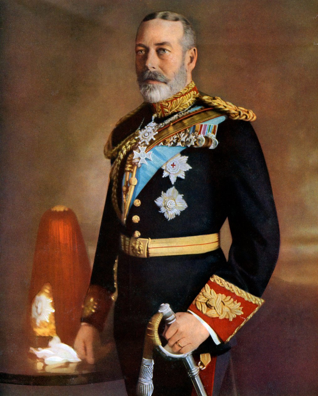 Kong George V, ca 1930-tallet av Unbekannt