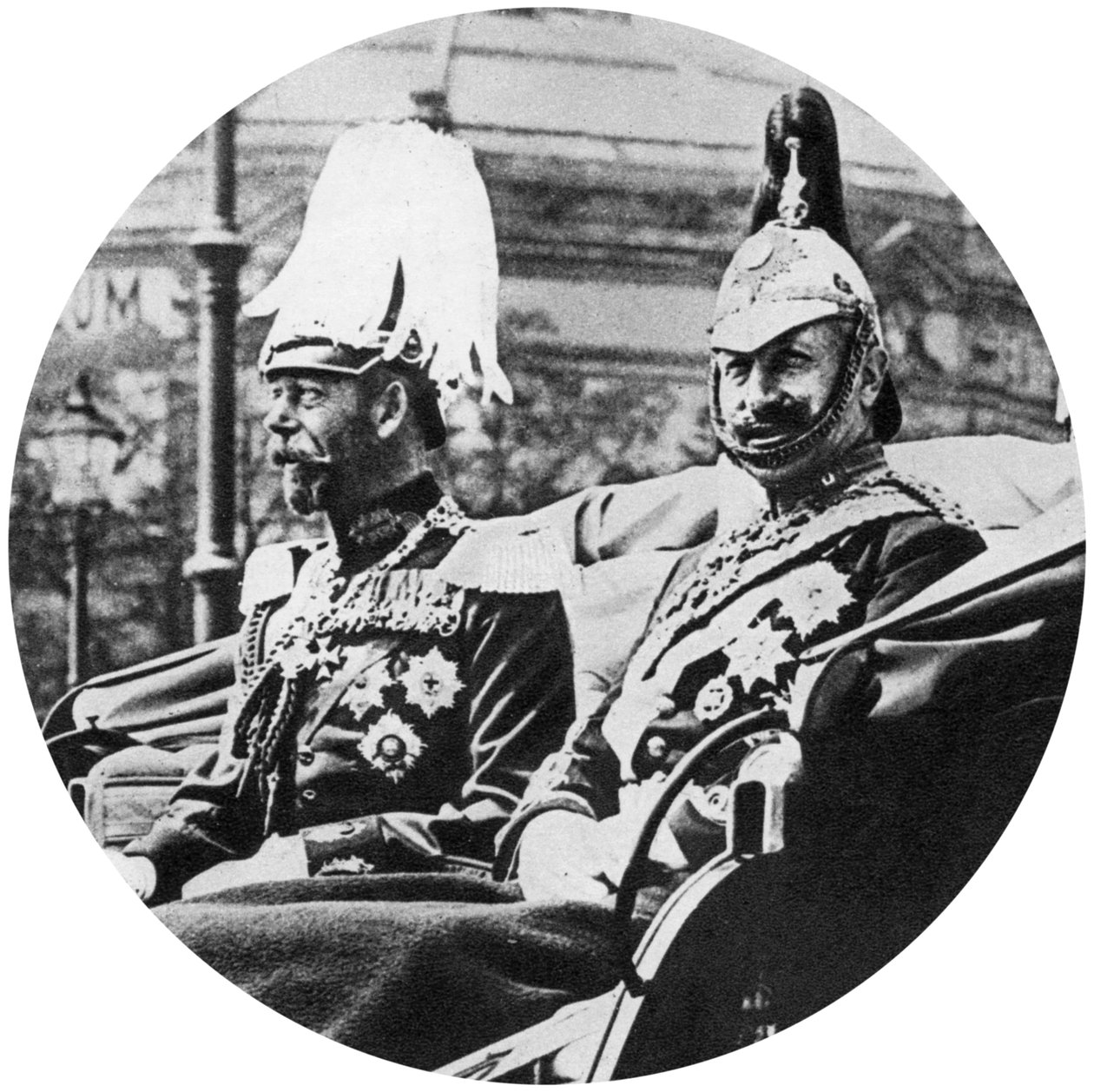 Kong George V av Storbritannia og den tyske keiseren, Berlin, 1913 av Unbekannt