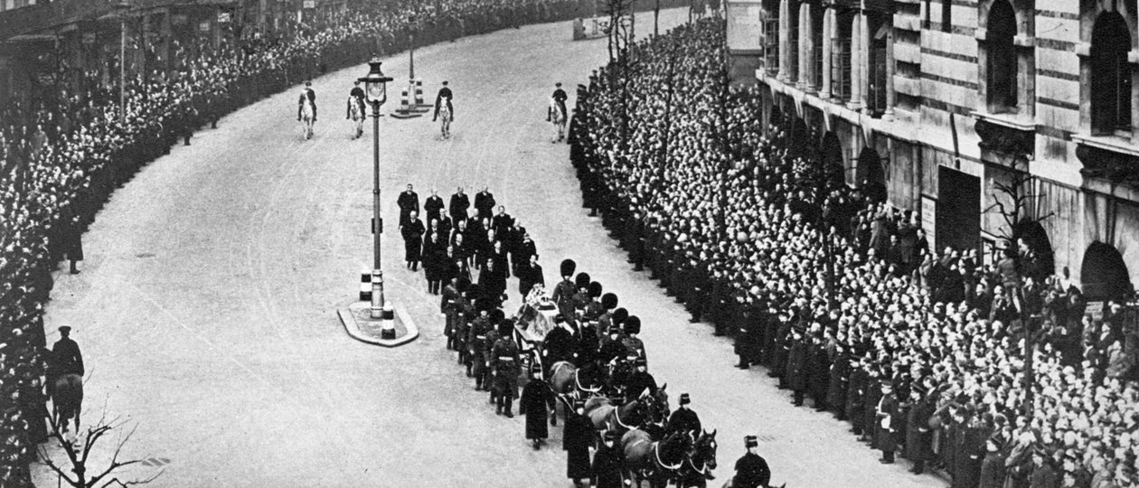 King George vs begravelsesprosesjon, London, januar 1936 av Unbekannt