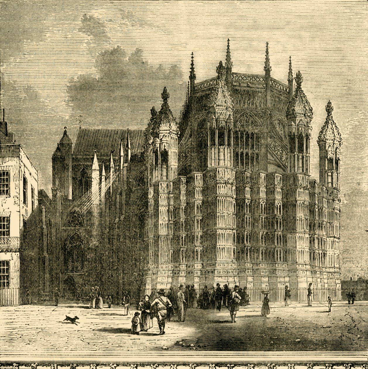 Kong Henry VIIs kapell, 1881. av Unbekannt