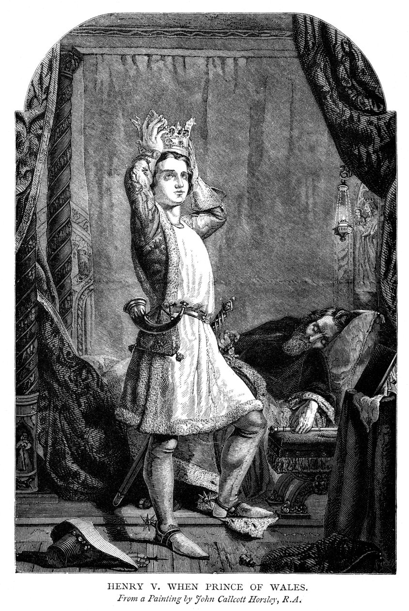 Kong Henry V 1387-1422 da han var prinsen av Wales av Unbekannt