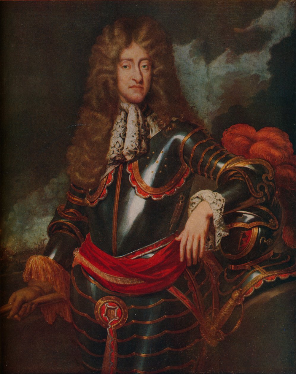 King James II, ca 1690 av Unbekannt