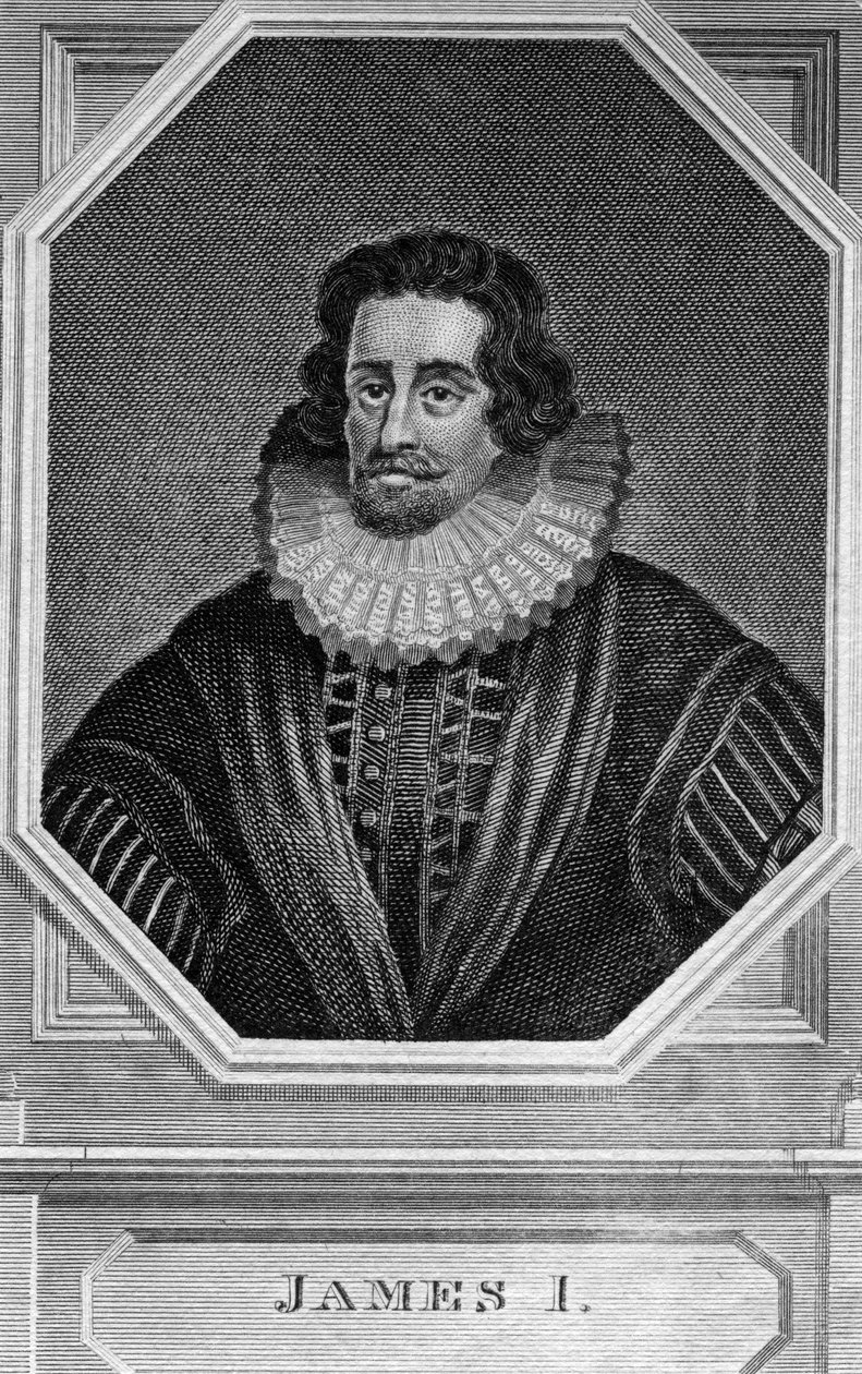 King James I, 1566-1625 av Unbekannt