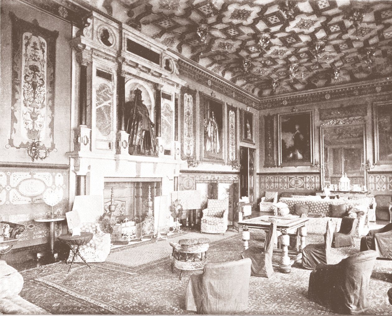 King James Room, Hatfield House, Hatfield, Hertfordshire, 1894. av Unbekannt