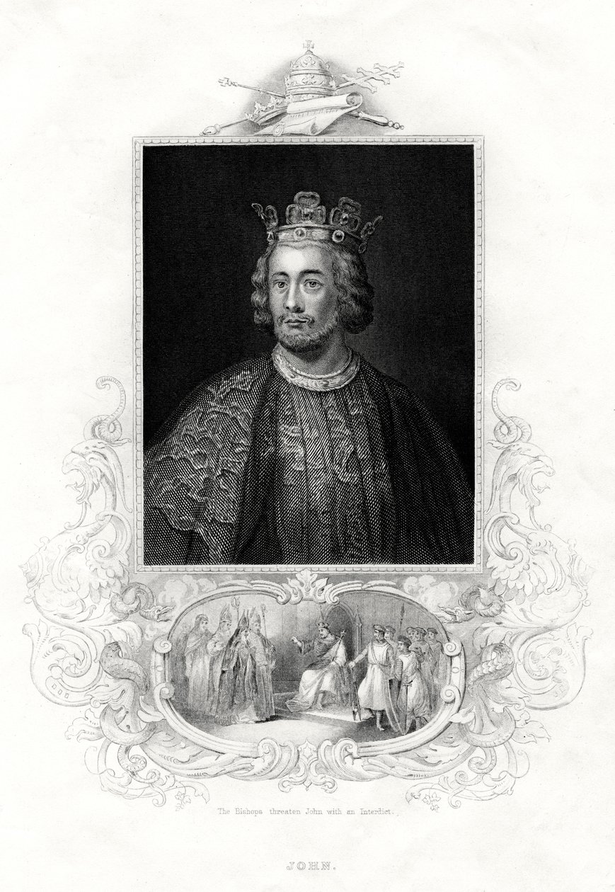 Kong John av England, 1860 av Unbekannt